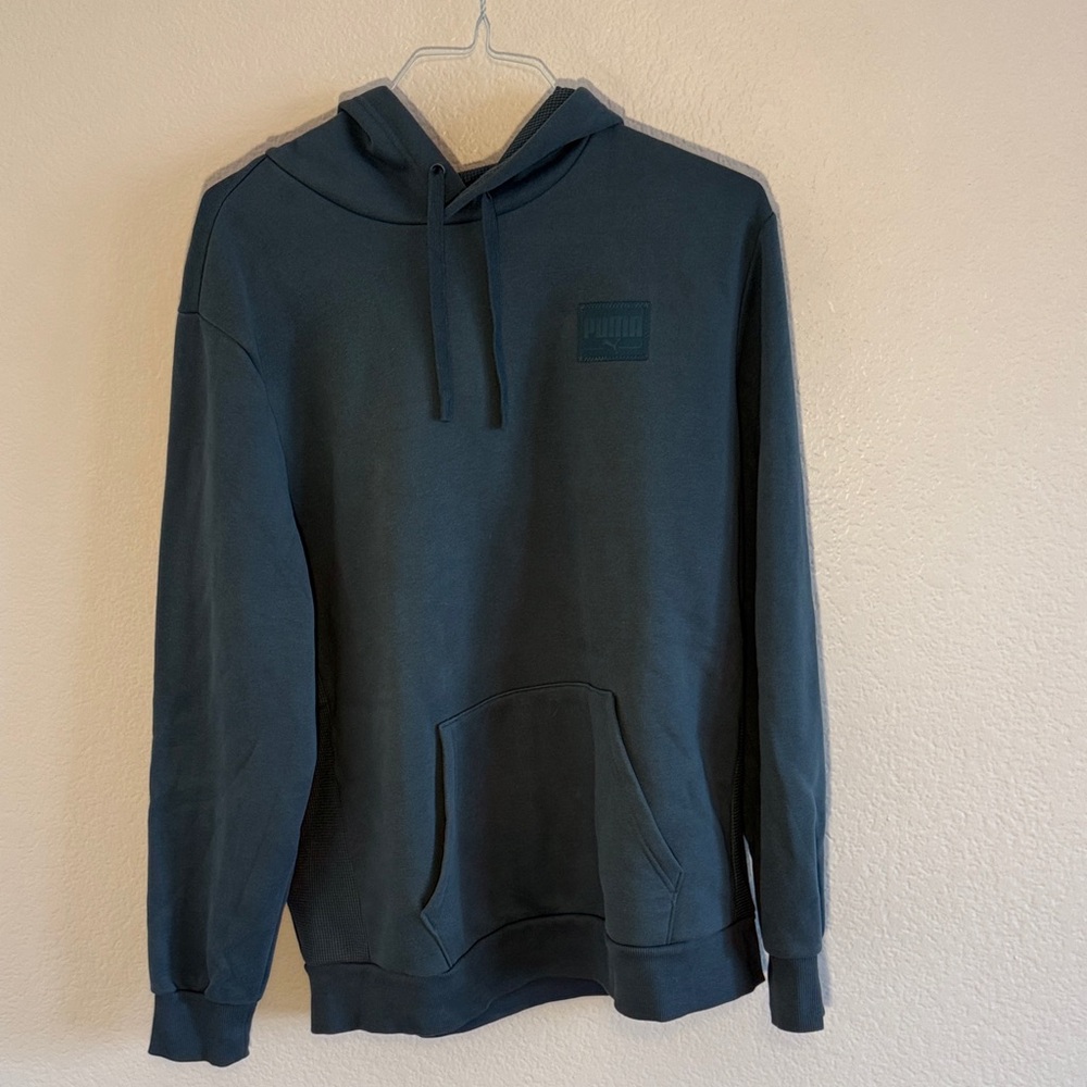 PUMA Men's Blue/Green Hoodie XL
